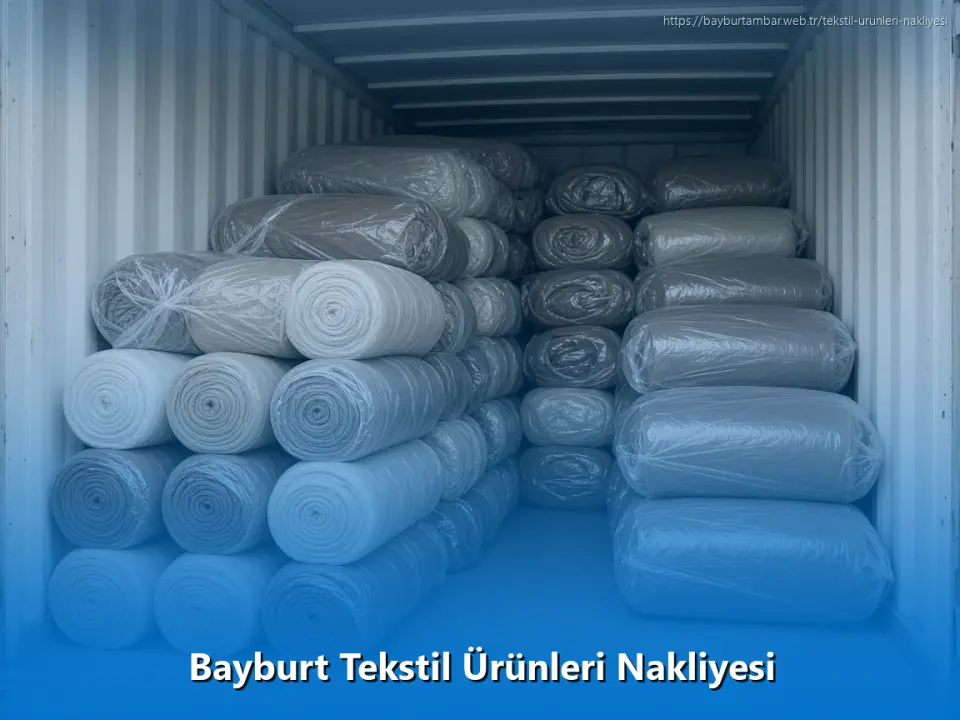 Bayburt Tekstil Ürünleri Nakliyesi